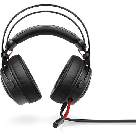 HP OMEN 800 Gaming Headset, DTS Headphone X, Noise-Cancelling Folding Mic, Black