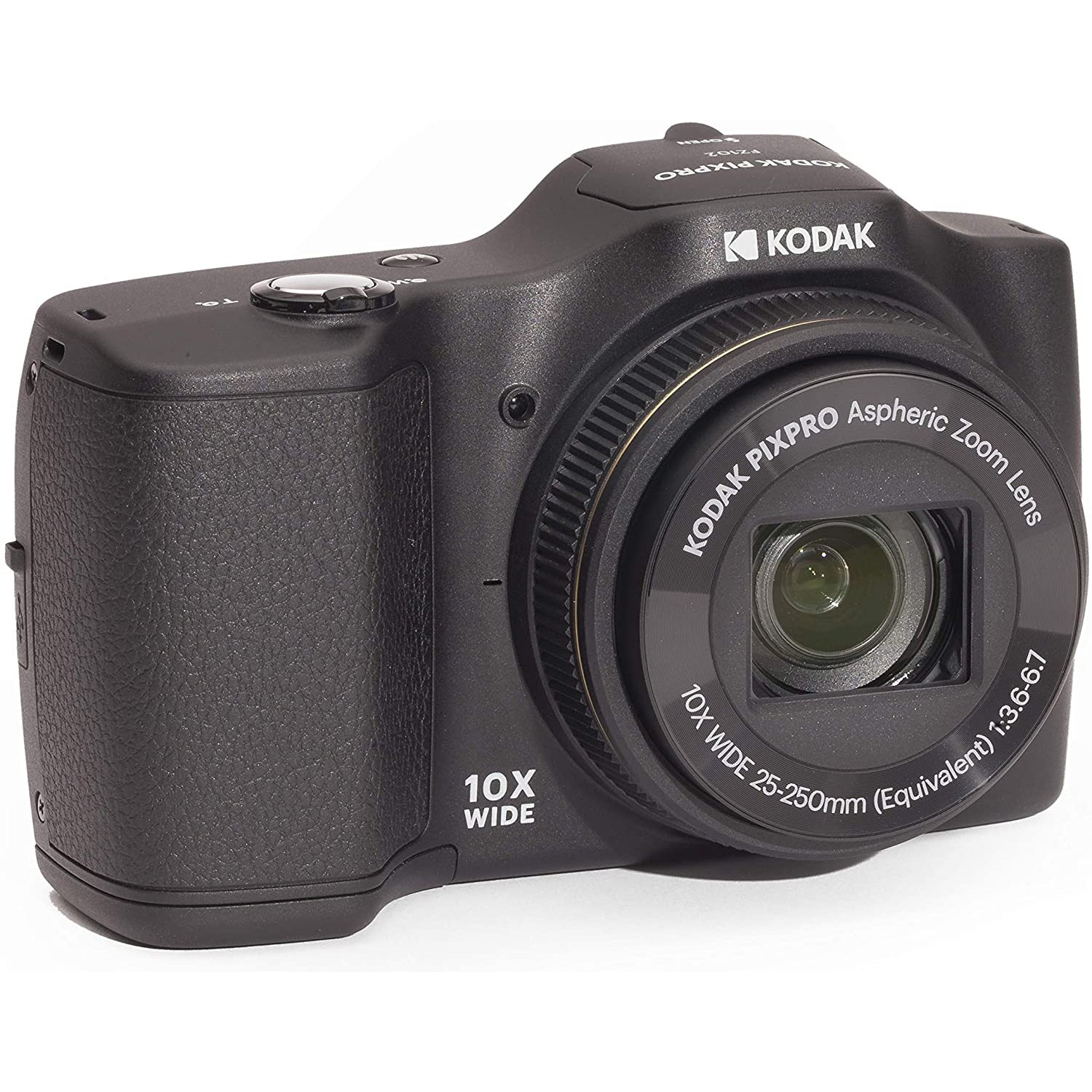 Kodak PIXPRO FZ102 16MP 10x Zoom Bridge Camera - Black