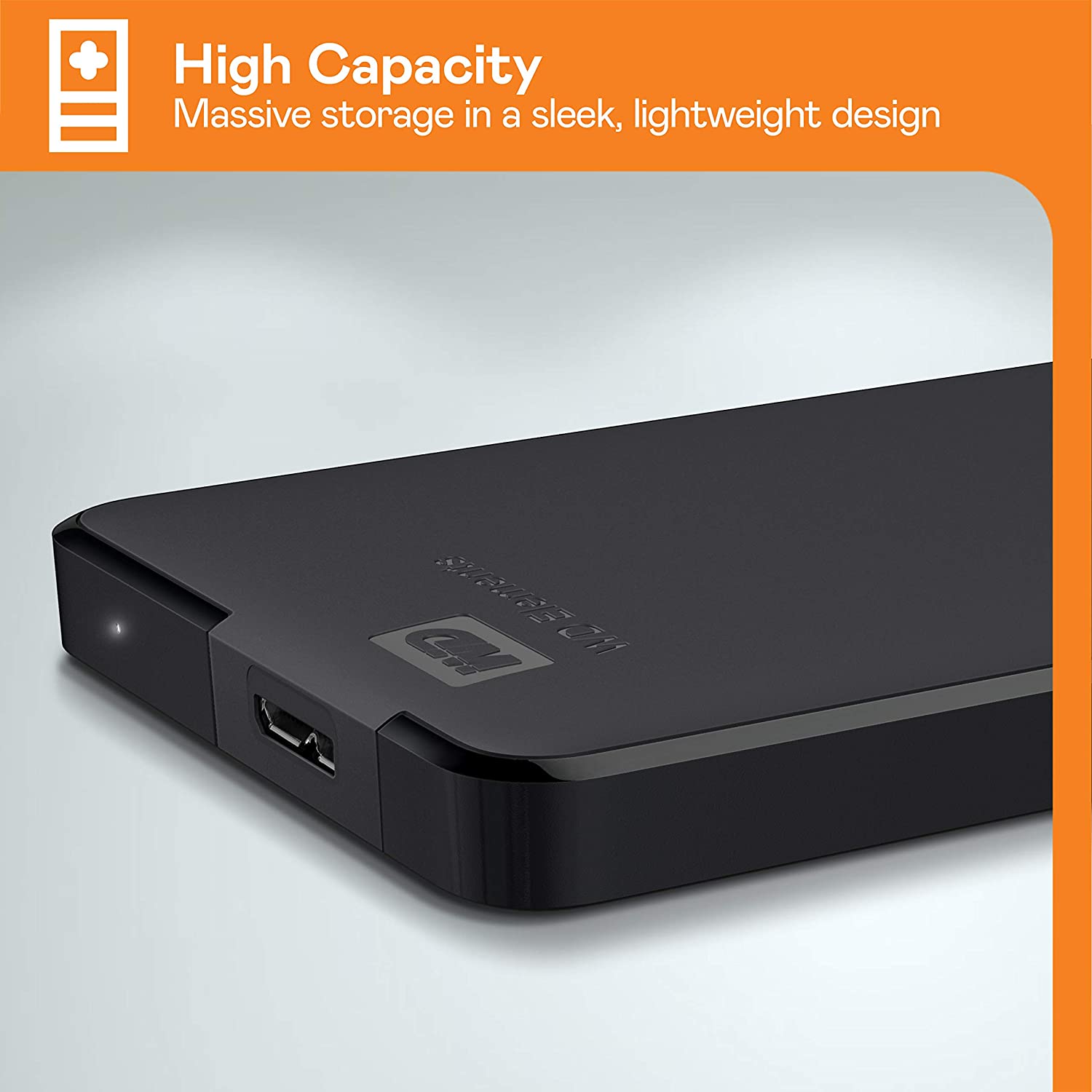 Western Digital 5 TB Elements Portable External Hard Drive - USB 3.0, Black