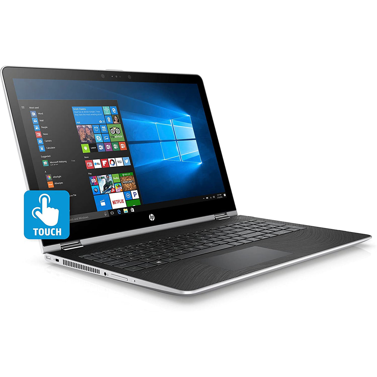 HP Pavilion X360 15-BR013NA Intel Pentium, 4GB RAM, 1TB Storage, (1WS33EA) Silver