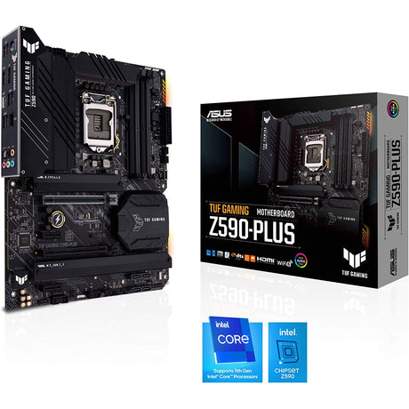 ASUS Z590-Plus Gaming Motherboard - 90MB16C0-M0EAY0