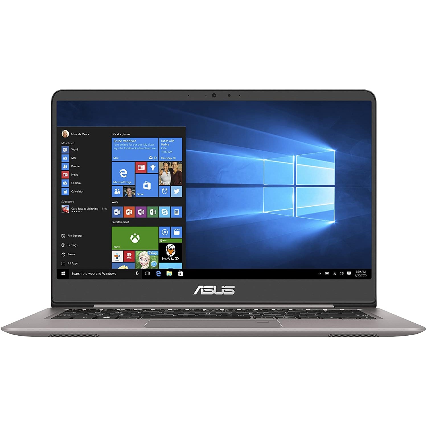 Asus ZenBook 14 UX410UA-GV027T - Intel Core i5-7200U, 8GB RAM, 256GB - Grey