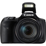 Canon PowerShot SX540 HS Bridge Camera, HD 1080p, Wi-Fi, NFC, 20.3MP, 50x, Black - Refurbished Good