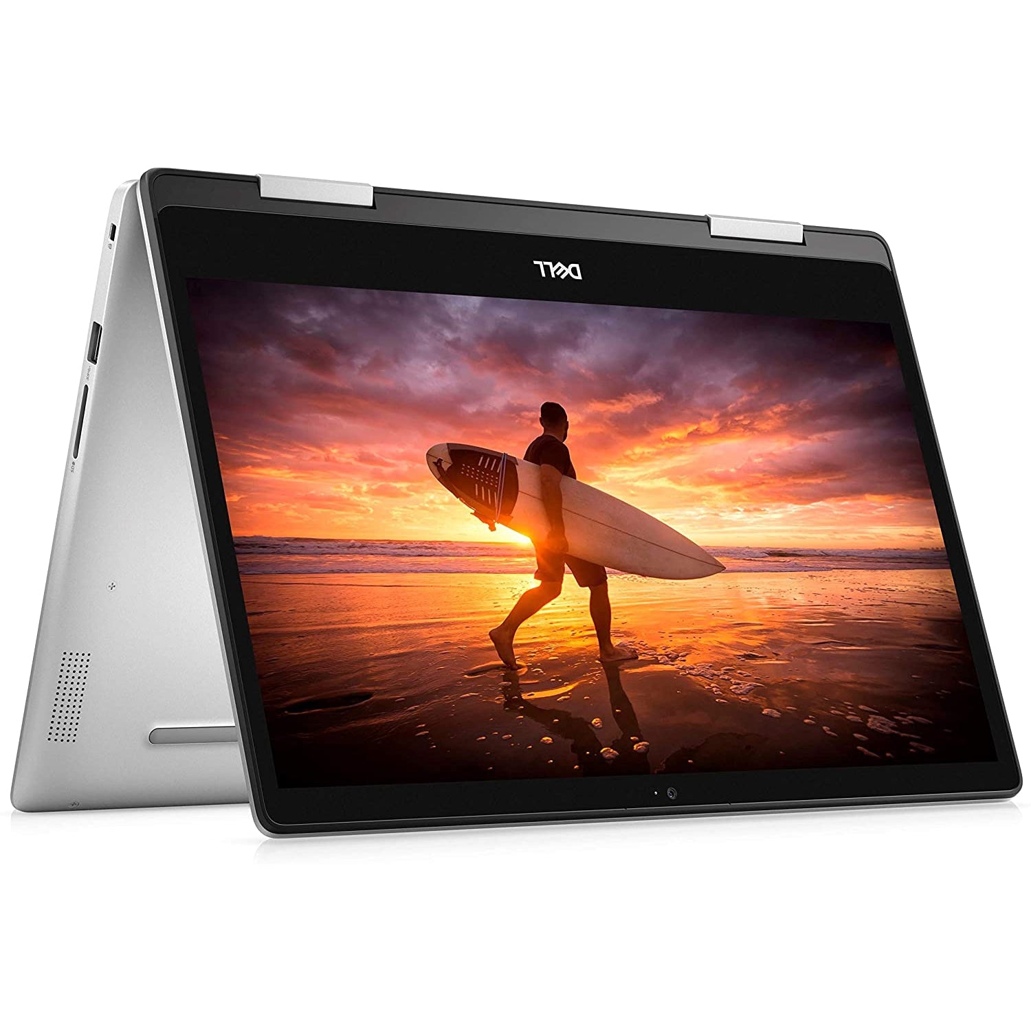 Dell Inspiron 14 5482 2-in-1 14" FHD Touchscreen Convertible Laptop Intel Core i5-8265U, 8 GB RAM, 256 GB SSD, Silver