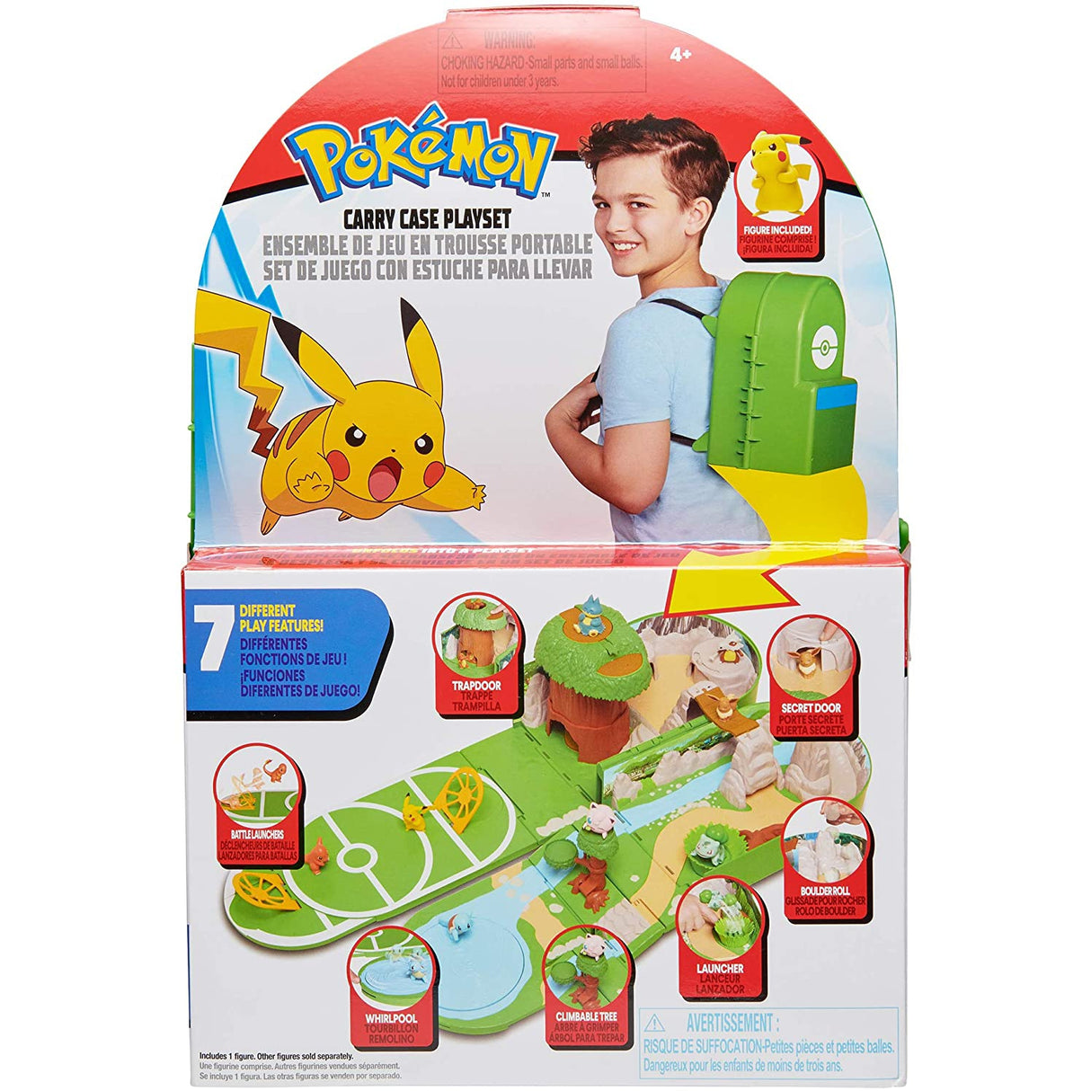 Pokemon 674 PKW0029 Carrycase Playset - Green
