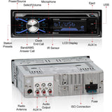 Boss Audio Systems 508UAB Multimedia Car Stereo - Single Din, Bluetooth Audio Hands-Free Calling, Built-in Microphone, CD MP3 USB AUX Input