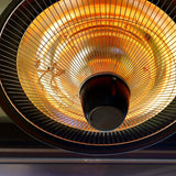 Electric Hanging Patio Heater 2000W Ceiling Mounted for Indoor or Outdoor Use