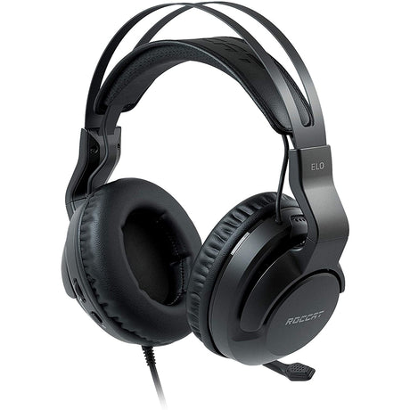 Roccat Elo X Stereo Gaming Headset for PC, Mac, Xbox, PlayStation & Mobile, Black - Refurbished Excellent