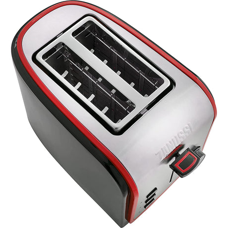 Zanussi ZST-6579-RD 2-Slice Toaster - Grey / Red