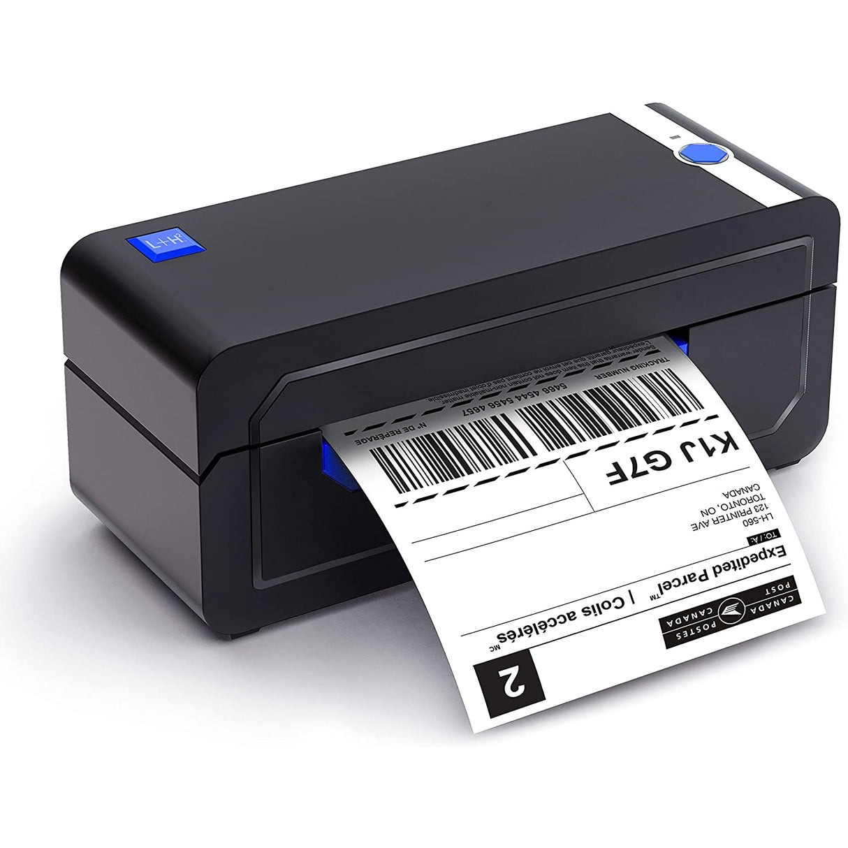 Direct Thermal Label Printer for 4x6 Labels – Commercial Grade High-Speed Shipping Label Maker - Black