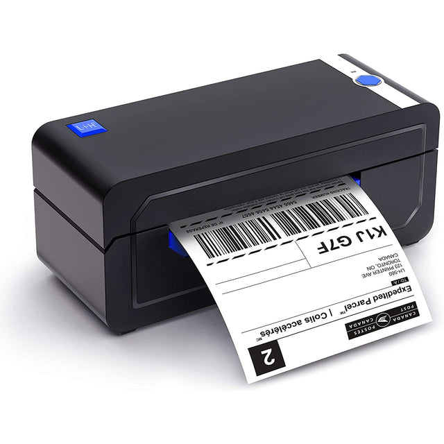 Direct Thermal Label Printer for 4x6 Labels – Commercial Grade High-Speed Shipping Label Maker - Black