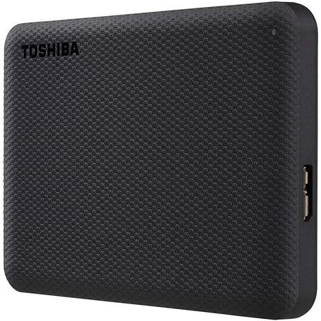 Toshiba Canvio Advance 1TB Portable External Hard Drive USB 3.0, Black - Refurbished Excellent