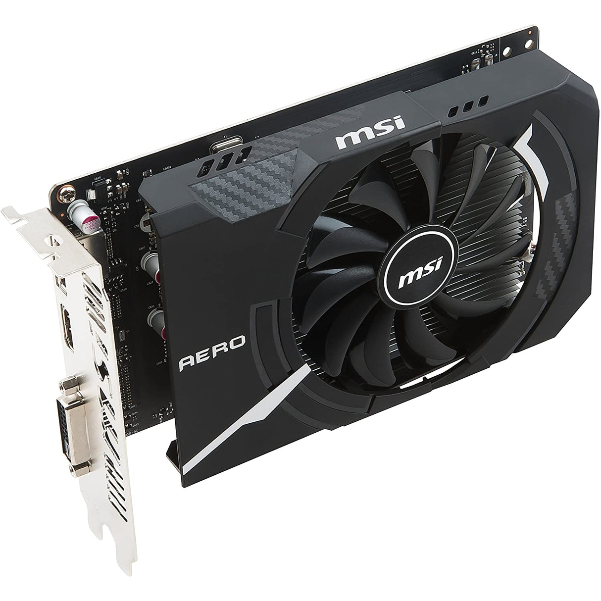 MSI GeForce GTX 1050Ti AERO ITX 4G OCV1 Graphics Card 4GB GDDR5