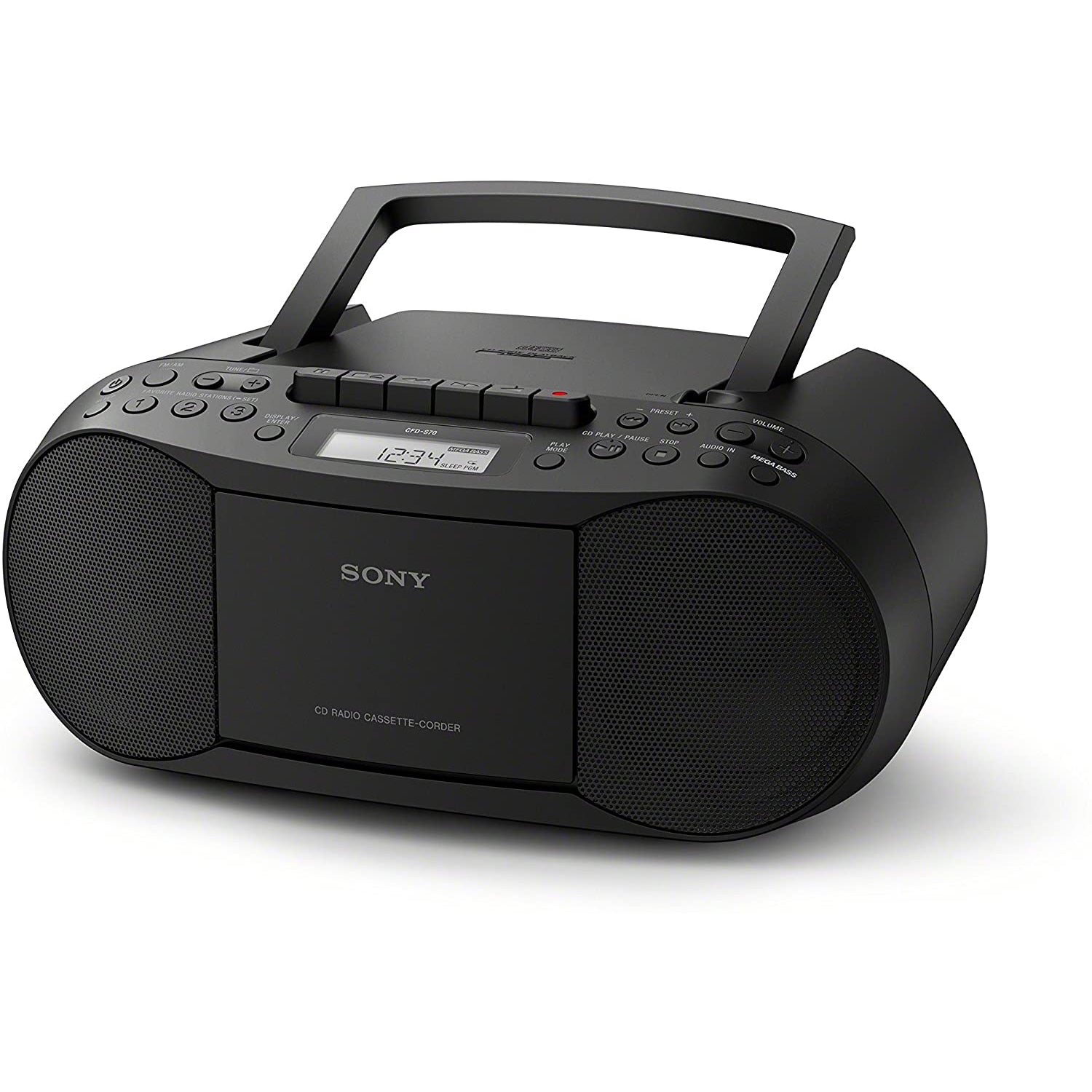 Sony CFD-S70 FM/AM Boombox - Black