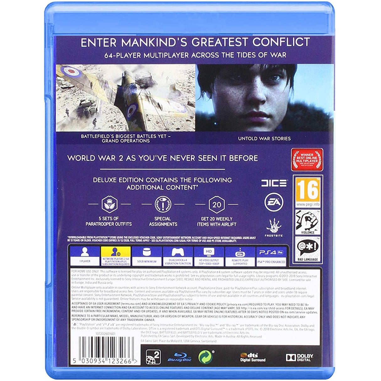 Battlefield V Deluxe Edition (PS4)
