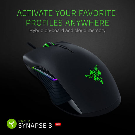 Razer Lancehead Tournament Edition Gaming Mouse, Black