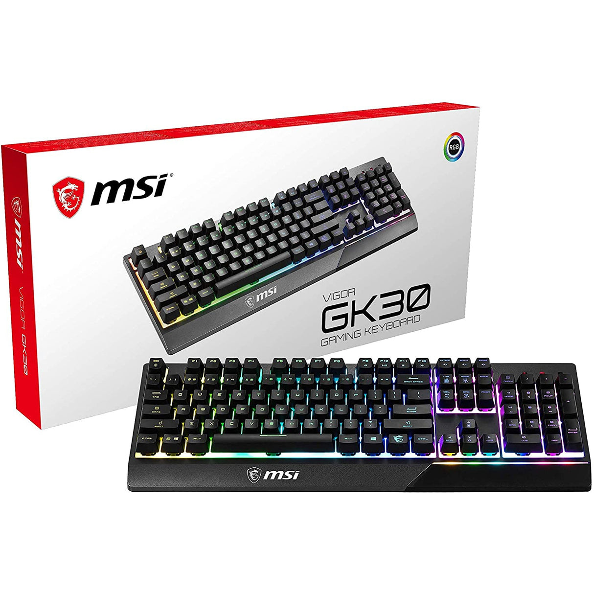 MSI Vigor GK30 Gaming Keyboard Combo