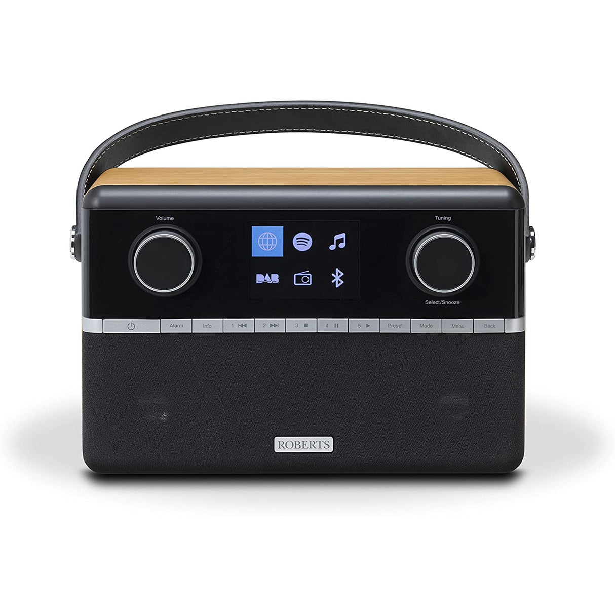 Roberts Stream 94L DAB+/FM/Internet Smart Radio with Bluetooth, Black/Natural Wood