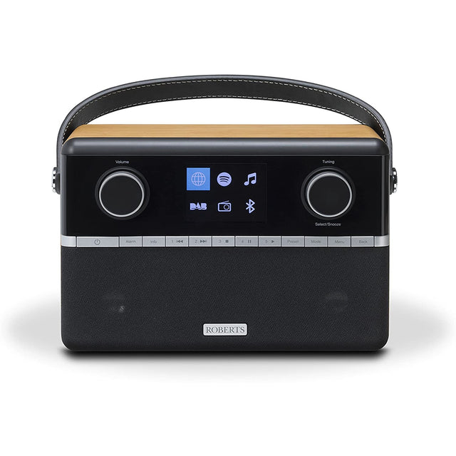 Roberts Stream 94L DAB+/FM/Internet Smart Radio with Bluetooth, Black/Natural Wood