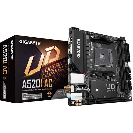 Gigabyte A520I AC ITX Motherboard for AMD AM4 CPUs