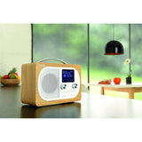 Pure Evoke H4 Portable FM/DAB+/DAB Digital Radio - Oak - Refurbished Good