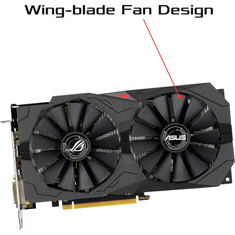 ASUS ROG Strix Radeon RX 570 OC Edition 8 GB GDDR5 Graphics Card