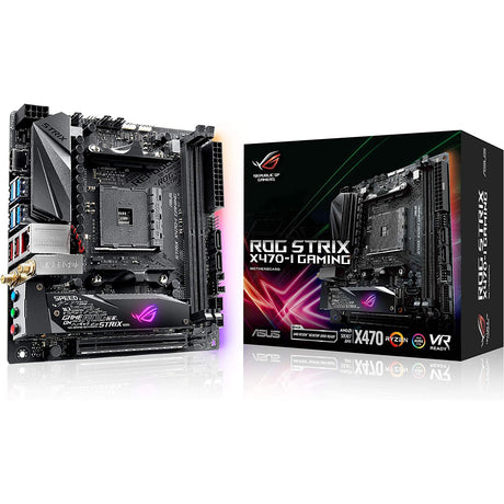 ASUS ROG Strix X470-I Gaming AM4 AMD Mini ITX Motherboard