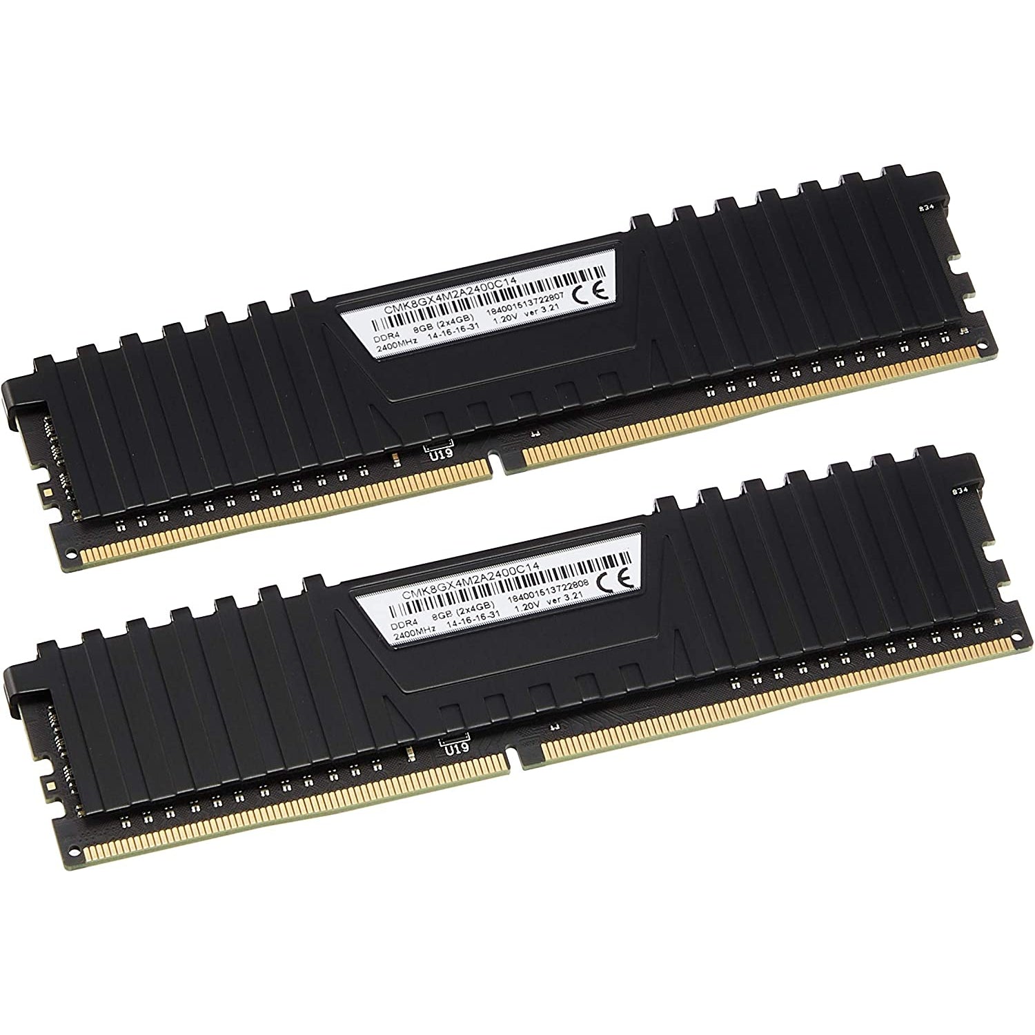 Corsair CMK8GX4M2A2400C14 Vengeance LPX 8 GB (2 x 4 GB) DDR4 2400 MHz Ram Memory Kit