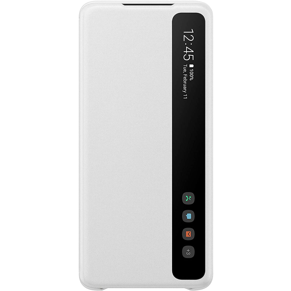 Samsung Original Galaxy S20+ 5G Clear View Cover/Mobile Phone Case - White
