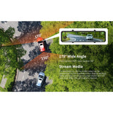 Autosoct 2K Dual Mirror Dash Cam with GPS and 12" IPS Touch Screen