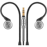 RHA MA750i In-Ear Headphones with High Resolution Audio & Mic/Remote for iOS, Black