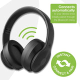 Juice Cans PRO, Active Noise Cancelling True Wireless On-Ear Headphones, Black