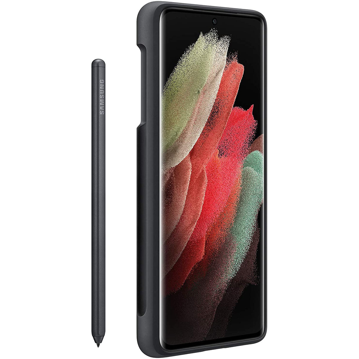 Samsung Galaxy S21 Ultra 5G Silicone Cover with S Pen Black - 6.9 inches