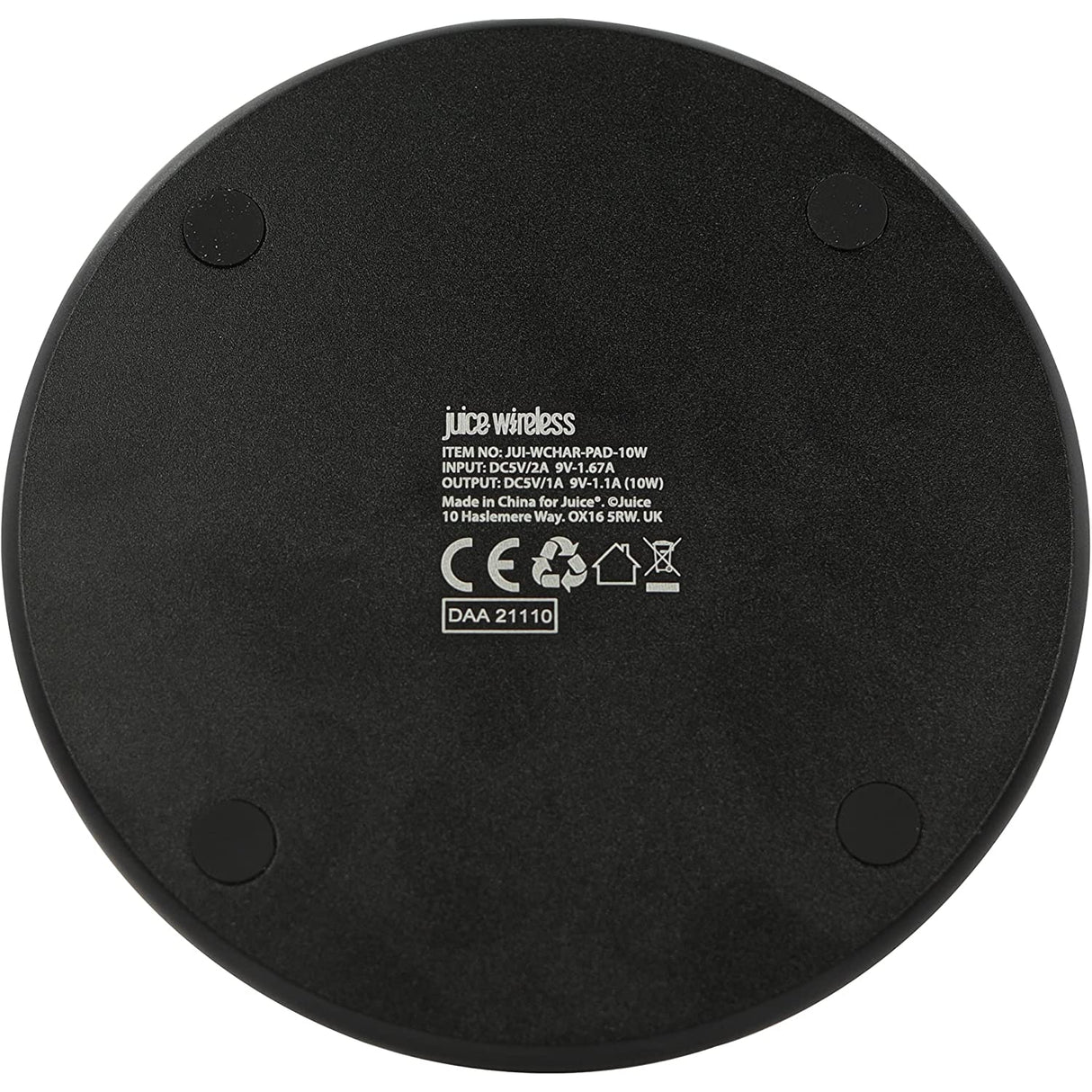 Juice Wireless Charging Pad 10W - Black