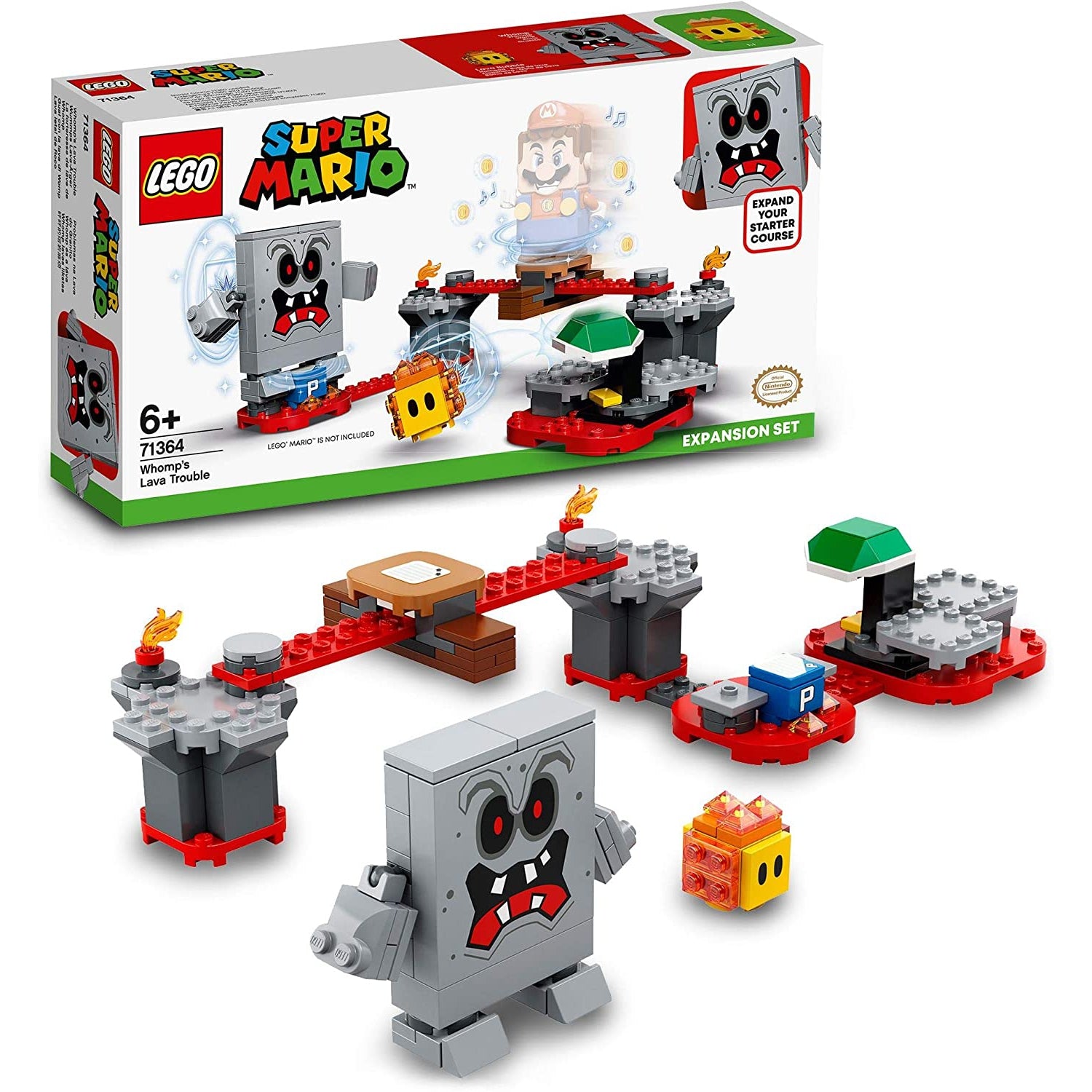Lego 71364 Super Mario Whomp’s Lava Trouble Expansion Set