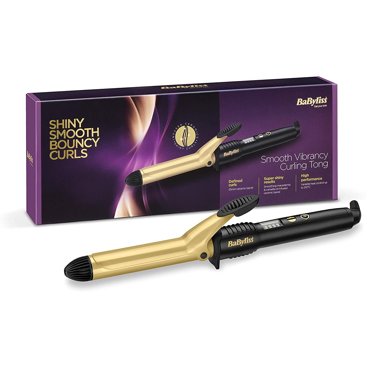 BaByliss Smooth Vibrancy Curling Tong