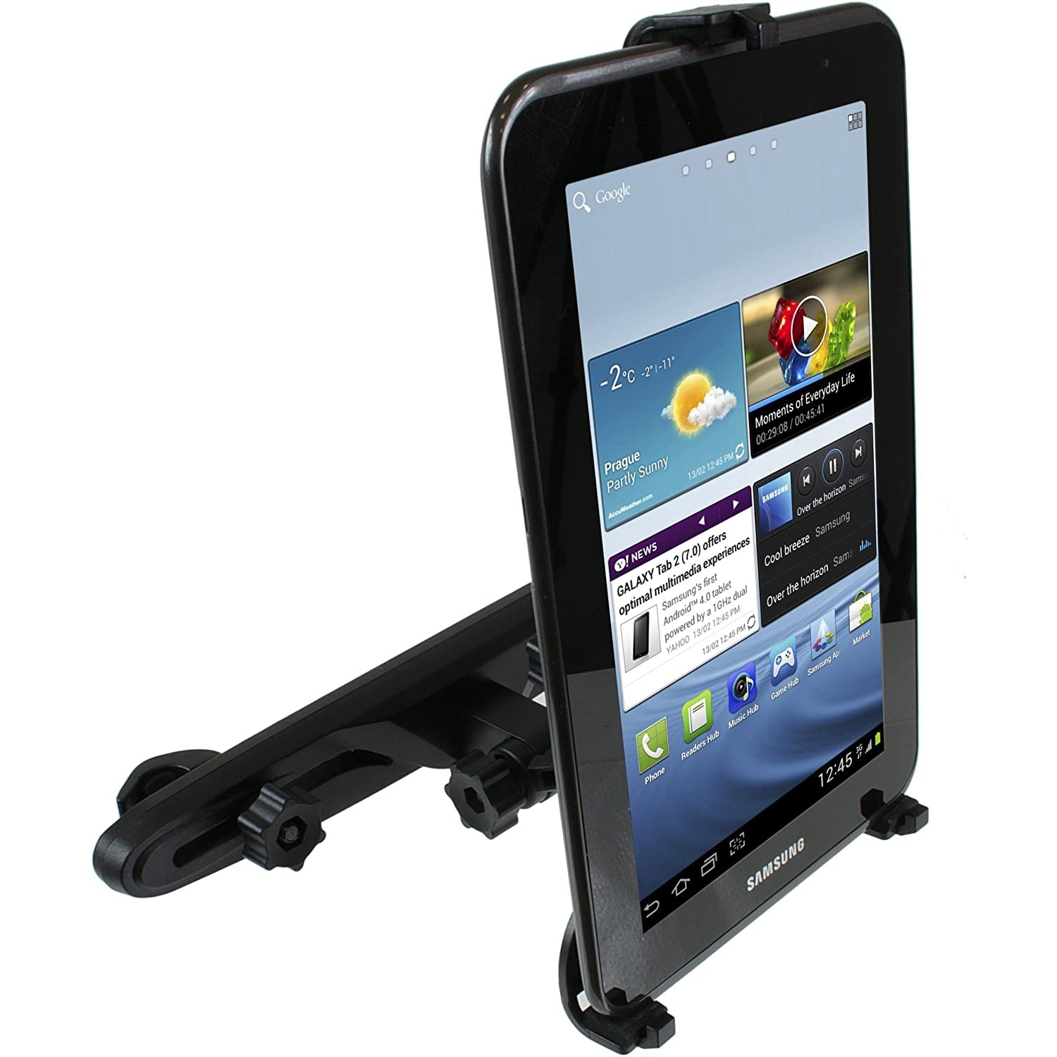 Kit Universal In-Car Tablet Headrest Mount for 7-10 Inch Tablets Compatible with iPad 2/3/4/Air/Mini, Samsung Galaxy Tab 2 7.0/8.0/10.1 Inch