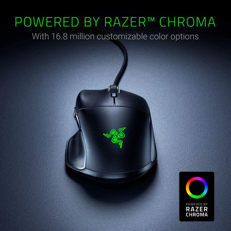 Razer Basilisk Essential - Ergonomic FPS Gaming Mouse - Refurbished Pristine