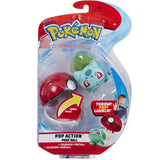 Pokemon 674 95104 Pop Action Poke Ball-Bulbasaur, Multicolor