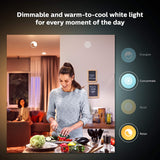Philips Hue GU10 4000K 4.3W White Ambiance LED Smart Bulb - 2 Pack
