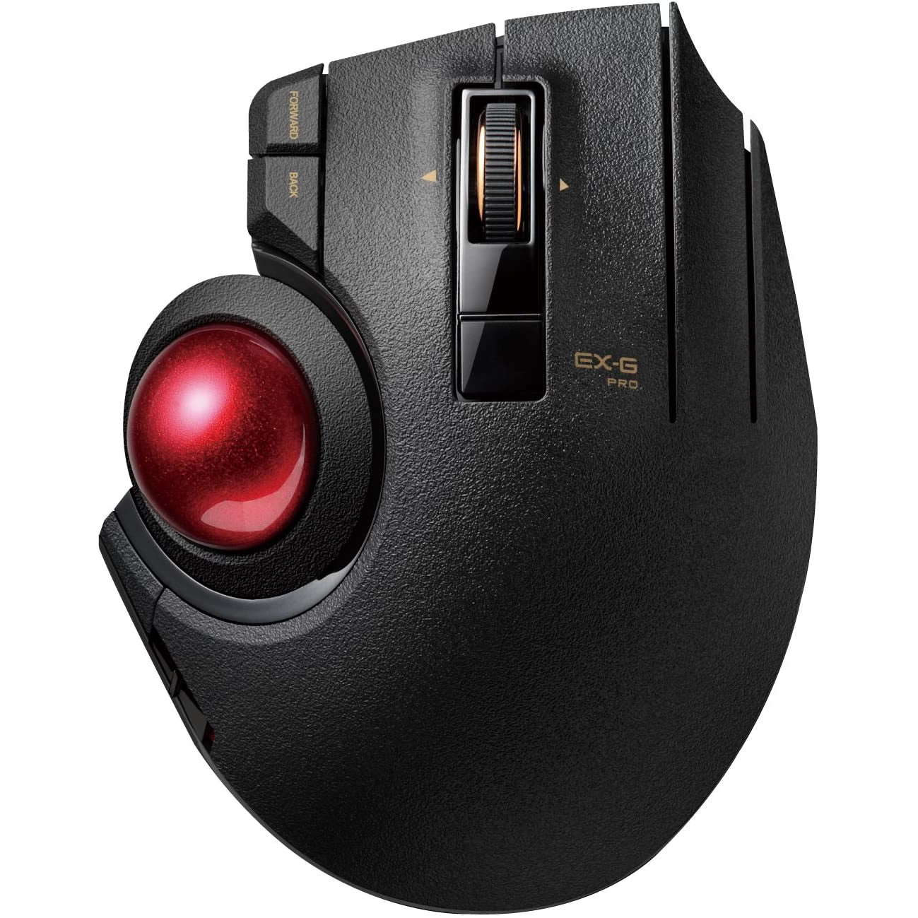 Elecom Wired / Wireless / Bluetooth Thumb-operated Trackball Mouse, 8-Button Function with Smooth Tracking, Precision Optical Gaming Sensor