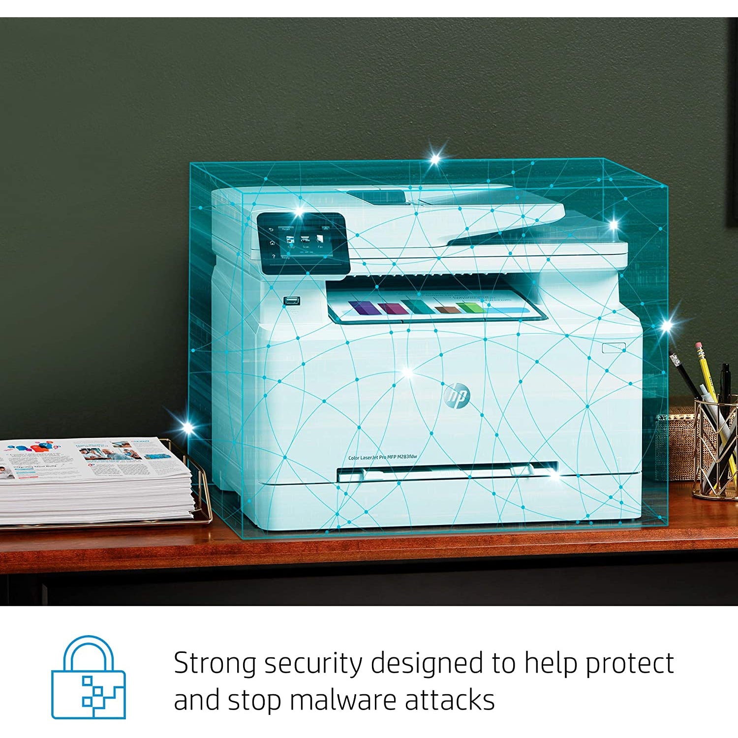 HP Colour LaserJet Pro M283FDW Multi-Function Printer - White - Refurbished Excellent