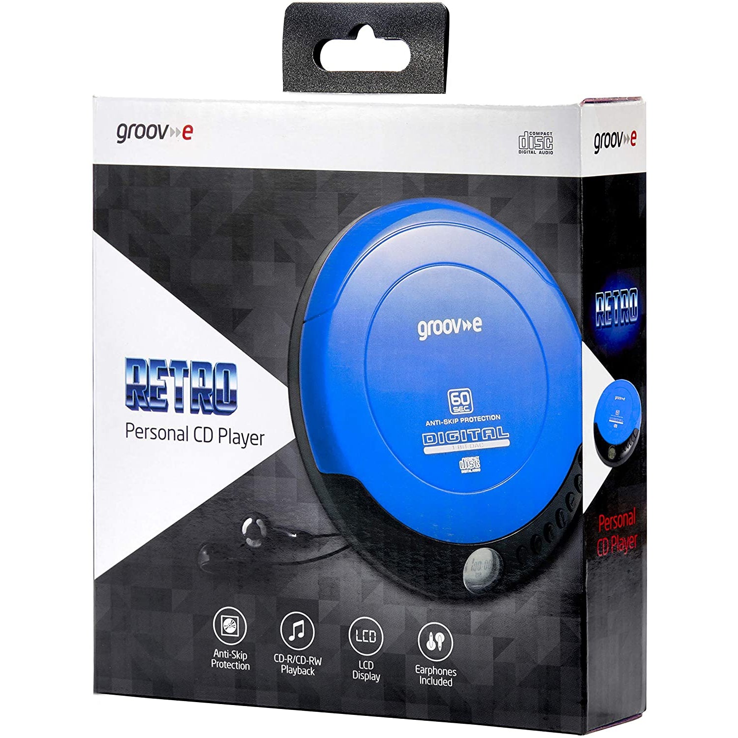 Groov-e GV-PS110 Retro Personal CD Player