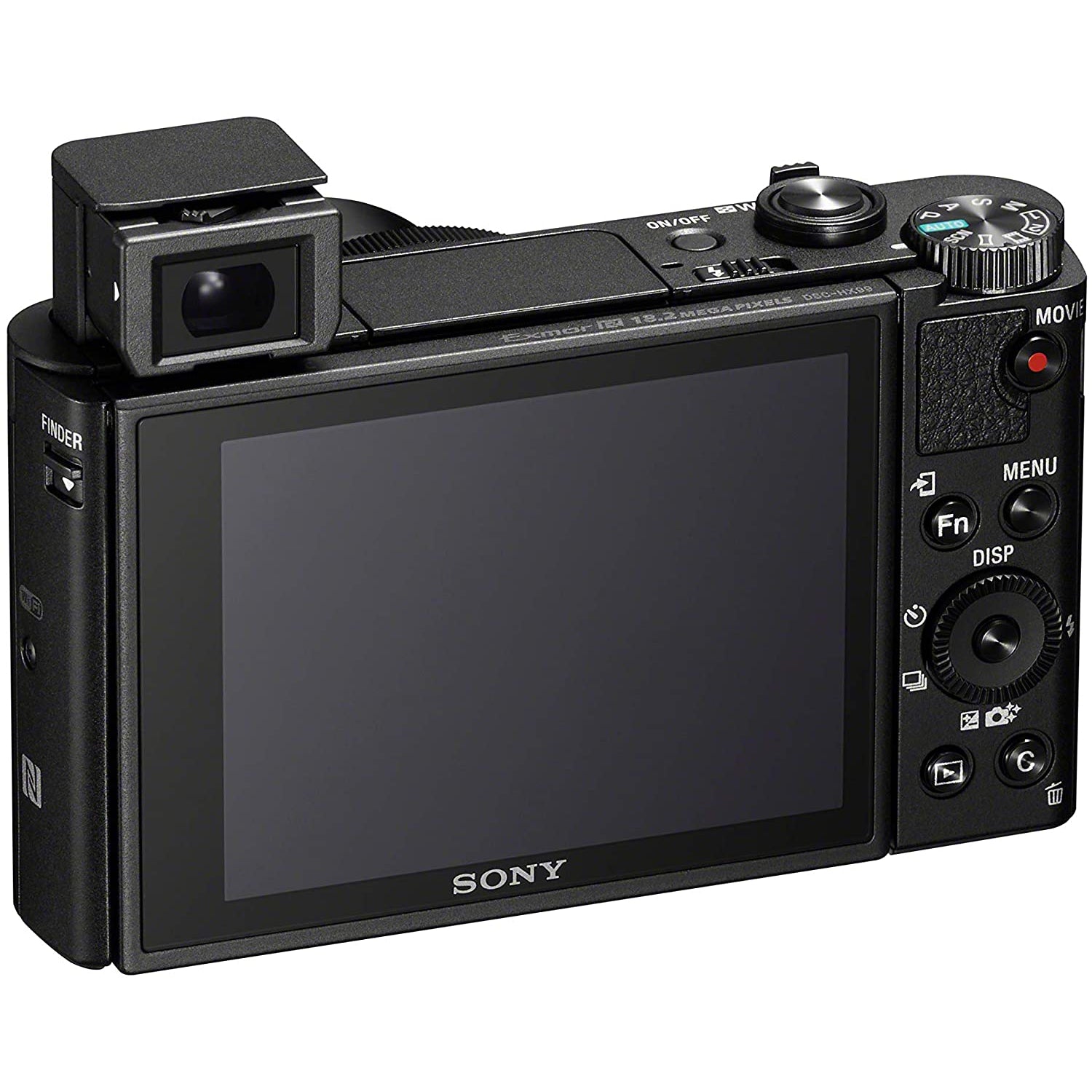 Sony Cyber-shot DSC-HX99 Camera with 3" Tilting Touch Screen, Black