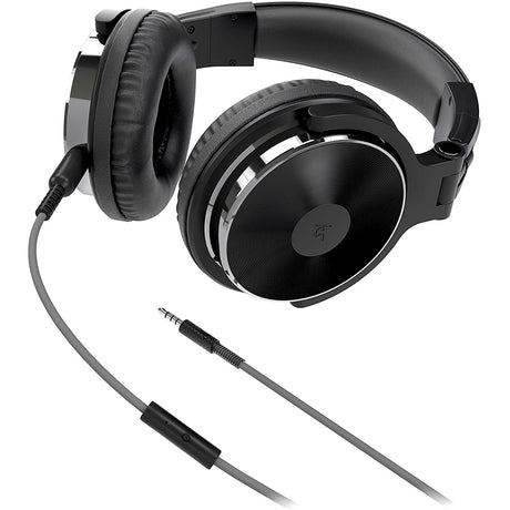 KitSound KSNDJ2 DJ Over-Ear Headphones with In Line Microphone