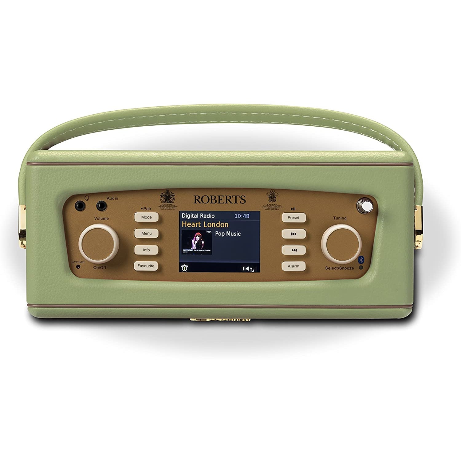 Roberts Revival RD70 DAB/DAB+/FM Bluetooth Digital Radio - Leaf Green