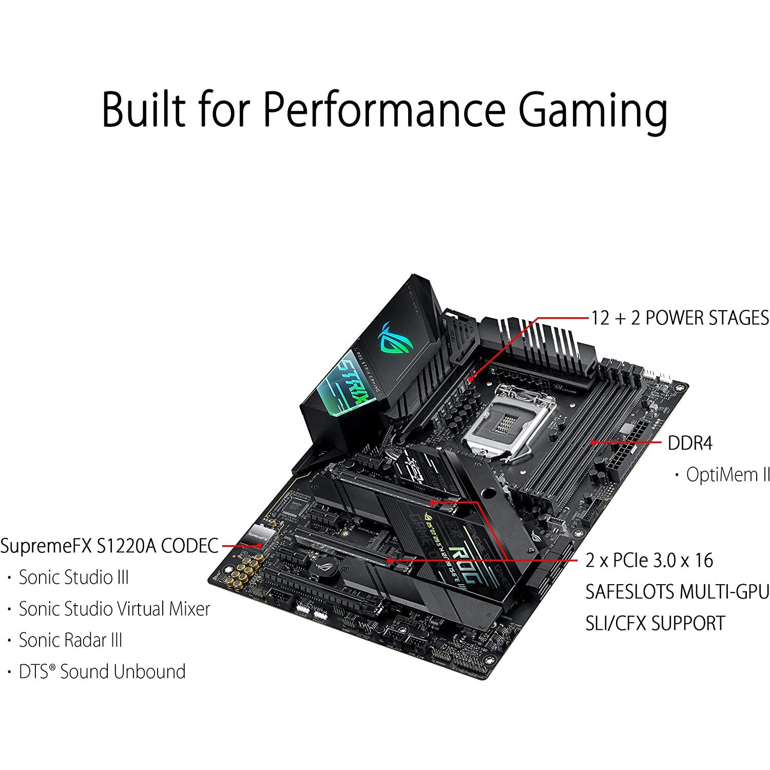 ASUS ROG Strix Z490-F Gaming Intel Z490 LGA 1200 ATX Motherboard