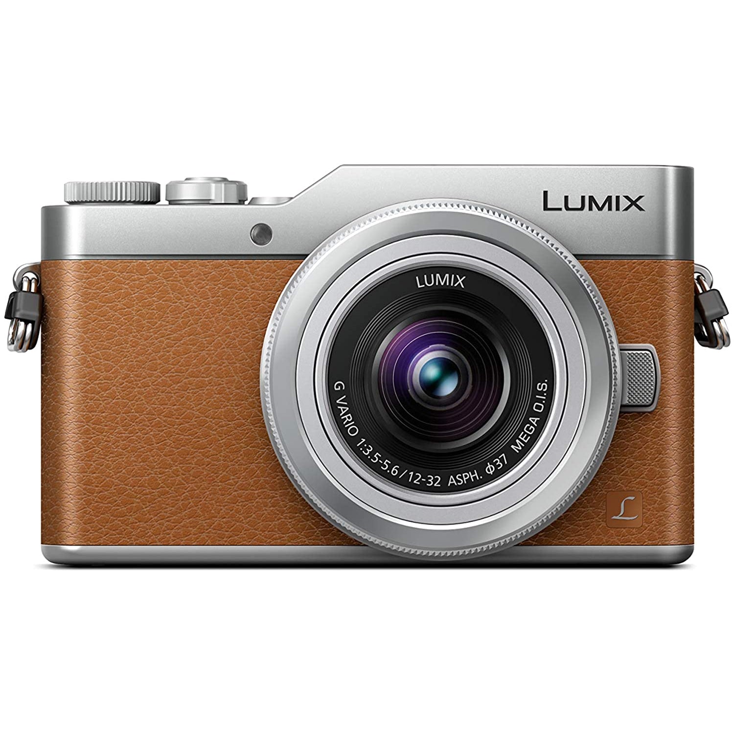 Panasonic Lumix G DC-GX800 Compact System Camera - Silver/Brown
