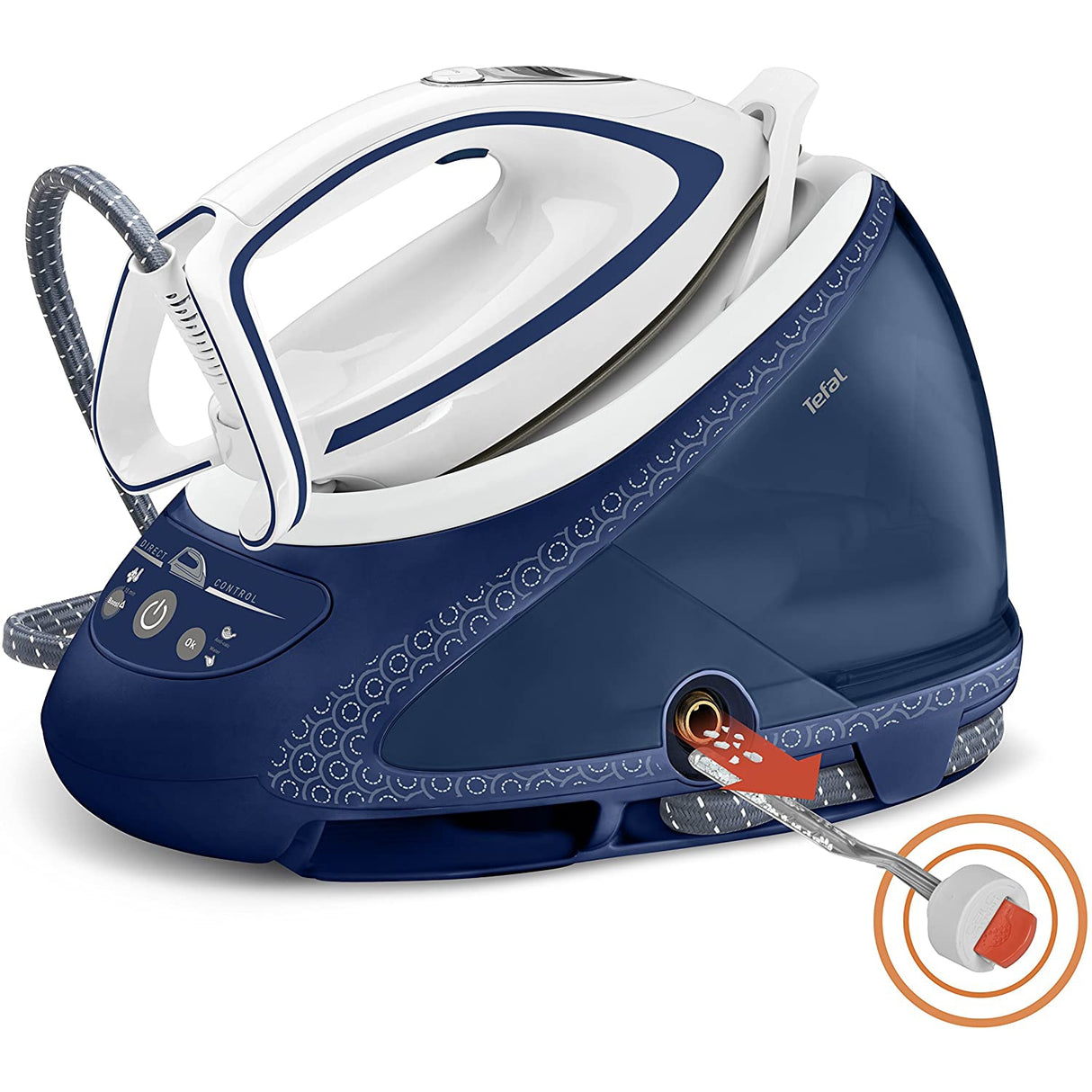 Tefal GV9580 Pro Express Ultimate High Pressure Steam Generator Iron, 2600W, Blue