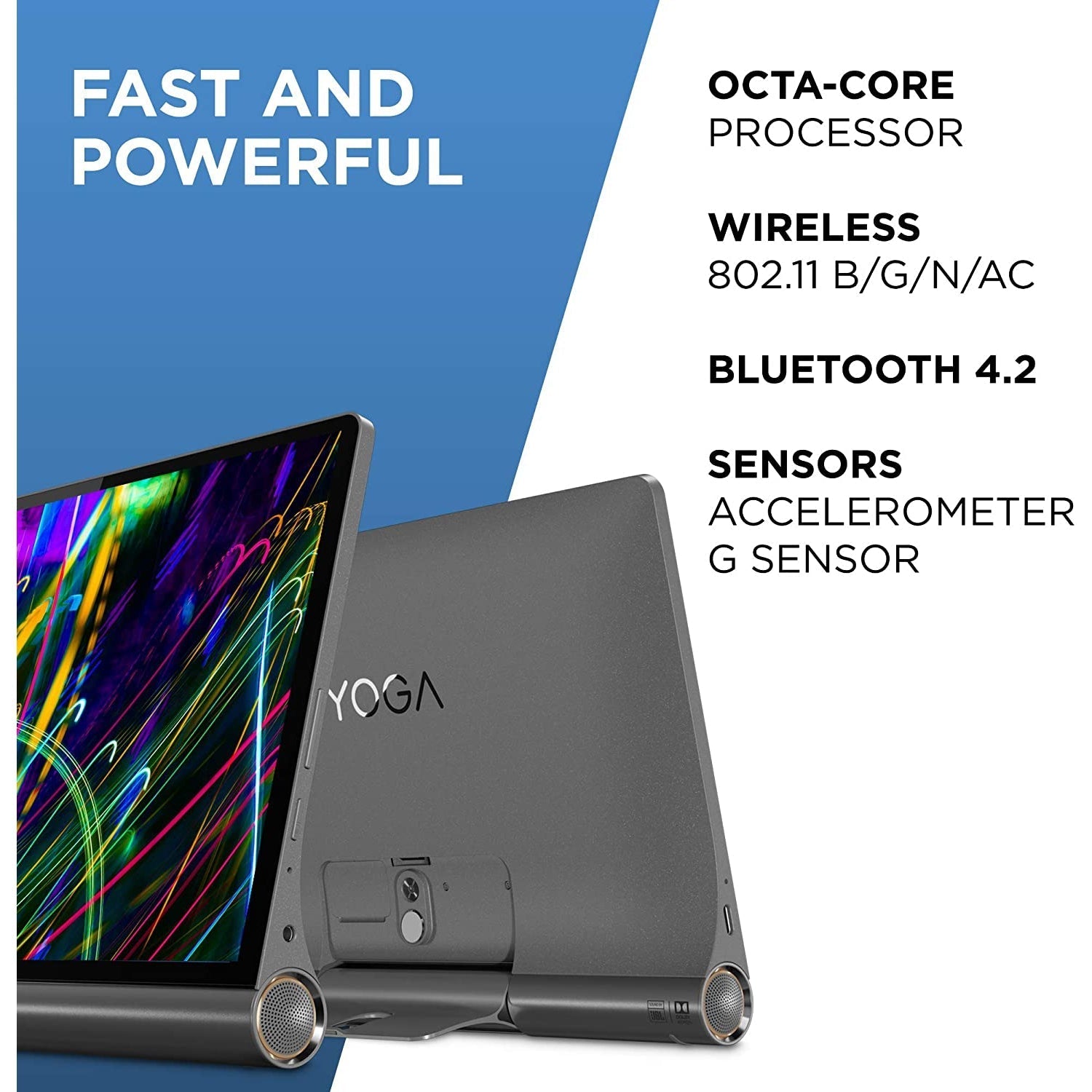 Lenovo Yoga Smart Tab Wi-Fi 10.1" Tablet, 3GB RAM, 32GB (YT-X705F) - Iron Grey - Refurbished Excellent